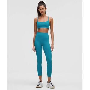 NWT🔅LULULEMON🔅SIZE 14🔅WUNDER TRAIN MESH PANEL HIGH RISE 25” L🔅HAWAIIAN BLUE